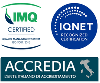 Logo degli organismi di certificazione ISO 9001 che ci hanno accreditato