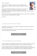 Esempio di una newsletter